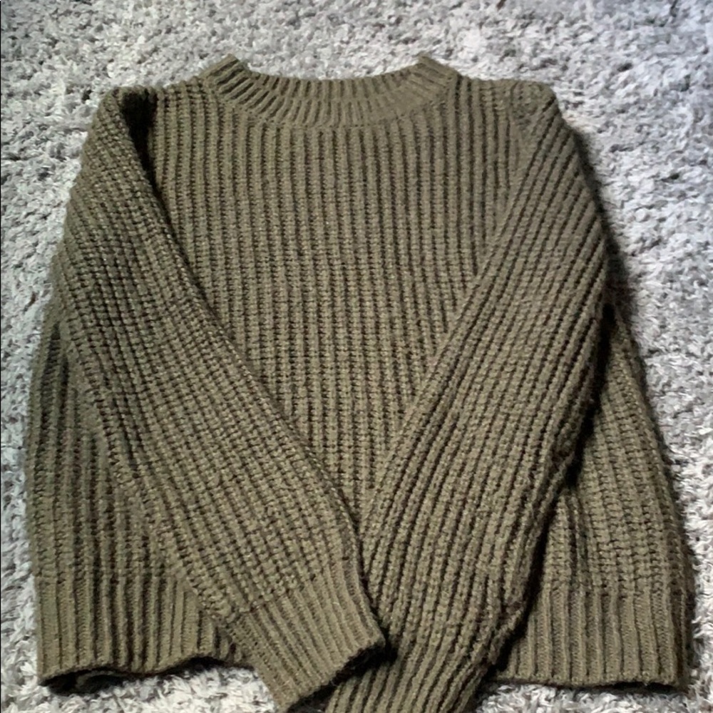 Olive Green Sweater